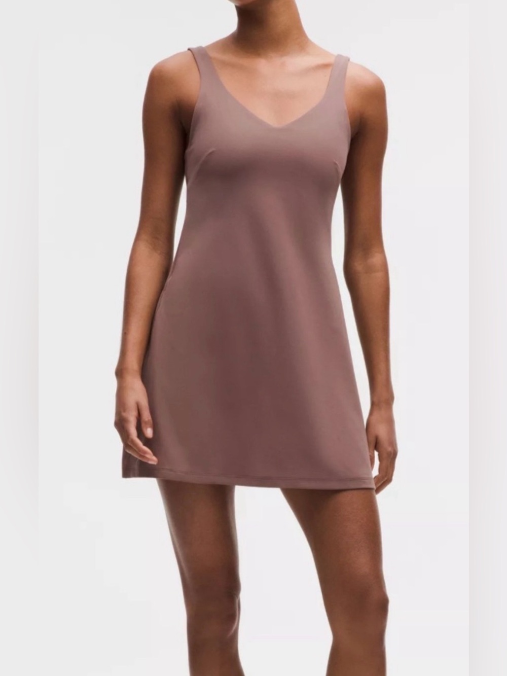 Lululemon Align Women's Tennis Dress Twilight Rose Mauve EUC Size 12 Large
